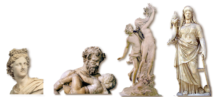 Apolo; Dion�sio; Pers�fone e Dem�ter