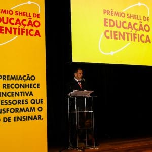 Cerimônia marca a abertura das inscrições para o Prêmio Shell de Educação Científica