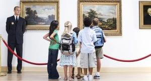 Hoje a aula é no museu