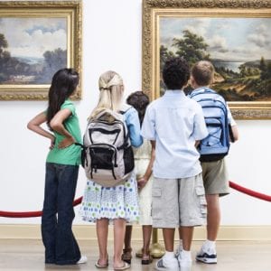 Hoje a aula é no museu