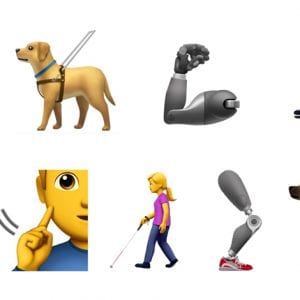 Novos emojis são aprovados para representar pessoas com deficiência