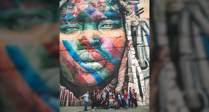 Arte na parede