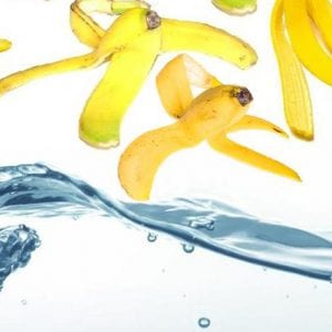 Como purificar a água com casca de banana?